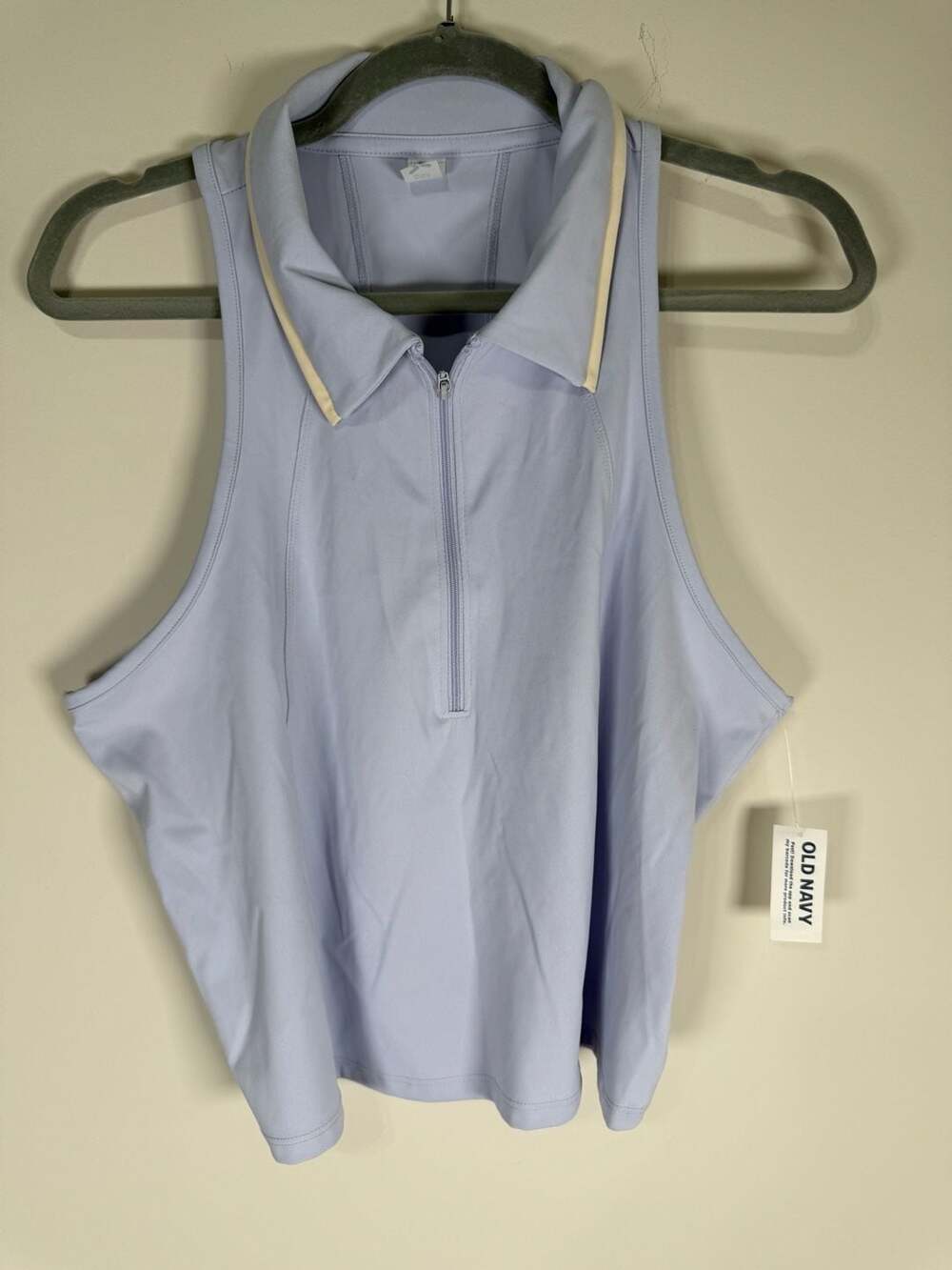 Old Navy Powersoft Go-Dry Crop Polo Tank Top Size 2X NWT Athleisure